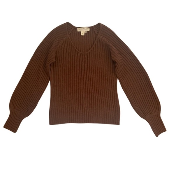 Saltwater Luxe Women Rickie Soft Sweater Spice Caramel Brown, Size S - Picture 7 of 15